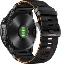 Bandletic Compatible with Garmin Fenix 8 51mm 7X 6X 5X Watch Band - 26mm Quick F