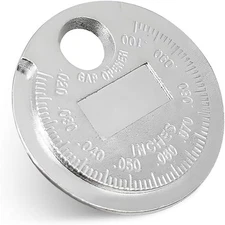 Spark Plug Gap Gauge Measuring Wire Tool 0.020-0.100in Zinc Alloy Portable Kit 