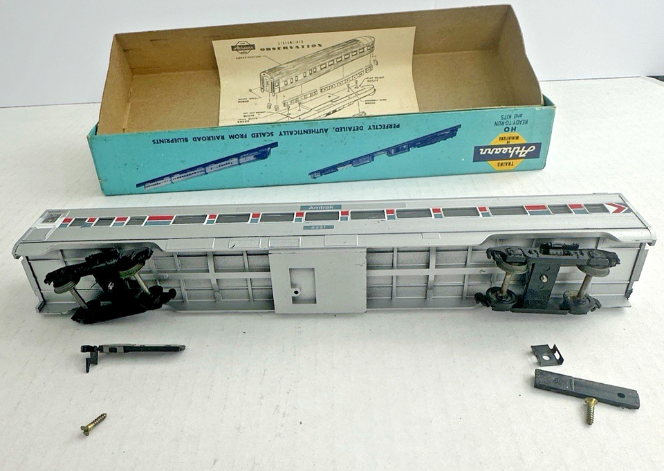 LE3272 ATHEARN 5555 Train Ho Boite 3 Wagons transport camion