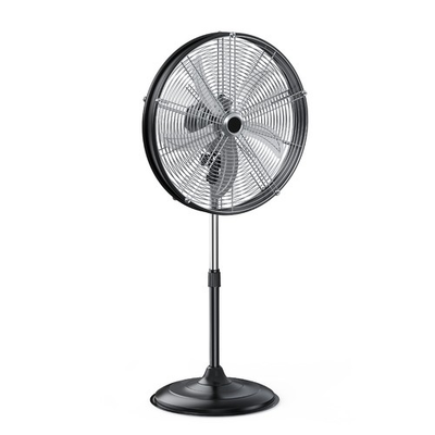 #ad 20 inch High Velocity Pedestal Oscillating Standing Fan with Drum Head 5300 CFM $88.99