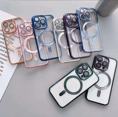 Magsafe Hülle iPhone 16 15 14 13 12 11 Pro Max Kamera Schutz Hülle Magnet Case