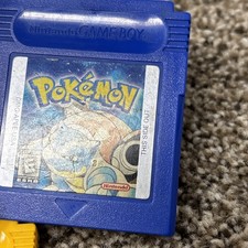 Pokemon Blue Red Yellow Gameboy Game Boy Authentic NEW BATTERY
