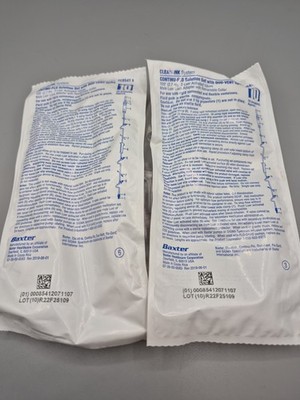 Lot of 2 Baxter 2C8541S Clearlink System Continu-Flo Solution Free Shipping 