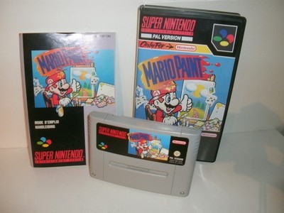 Super Nintendo SNES Mario Paint, Modul mit Anleitung, guter Zustand