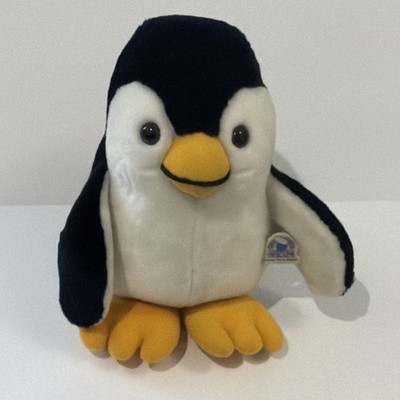 Vintage Heartline Snuggables Penny Penguin Plush 1983 Animal W/Original Tag