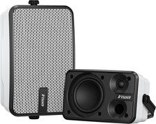 Outdoor Bluetooth Speakers, IPX5 Waterproof 400W Wall Mount Speaker, Powerful In