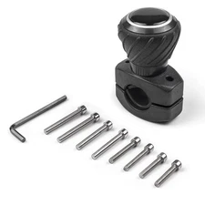 Deluxe Steering Wheel Power Handle Spinner Knob - Universal Steering Wheel Fi...