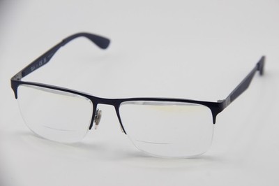 RAY-BAN RB 6335 2947 BLUE GUNMETAL AUTHENTIC FRAMES EYEGLASSES 56-17