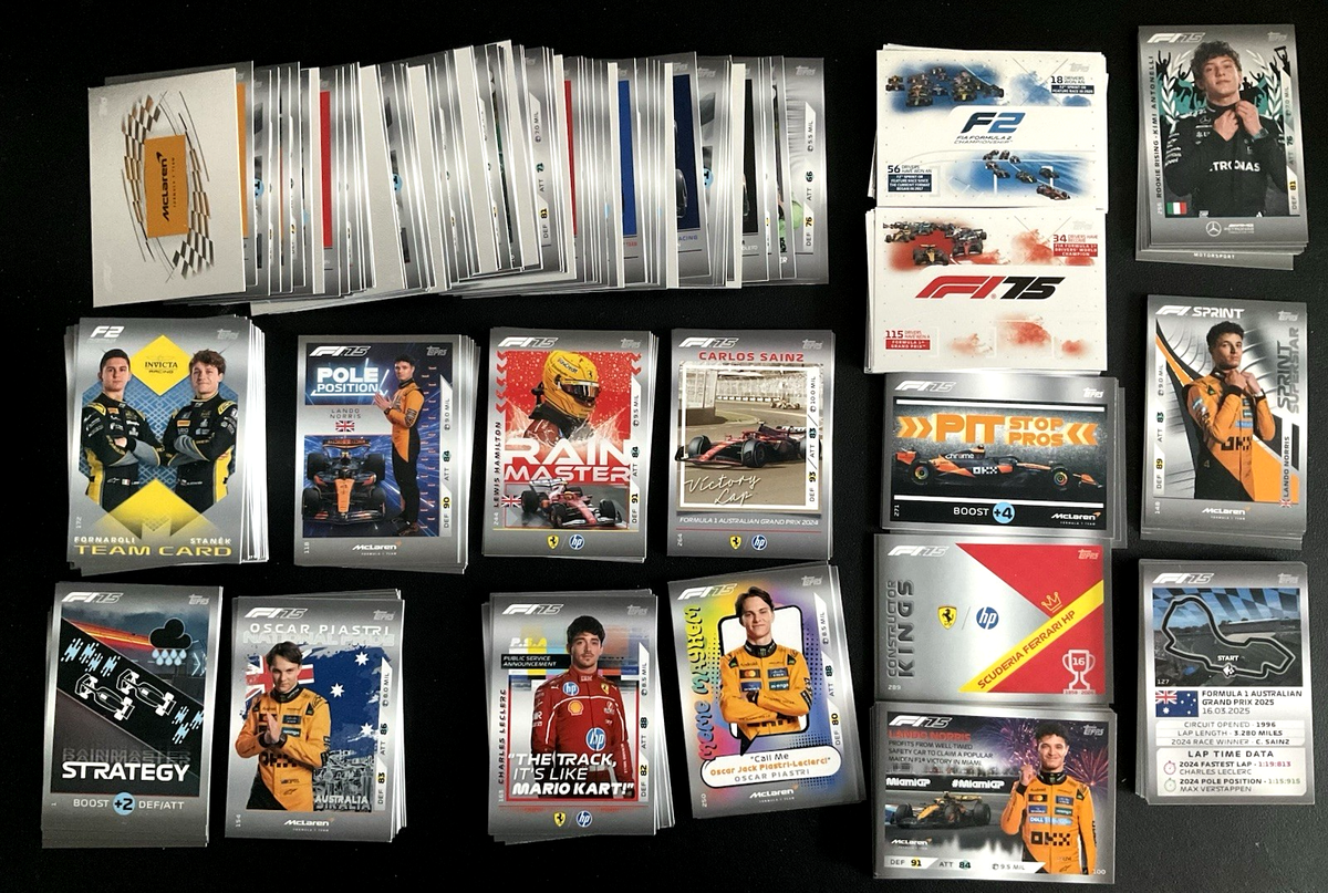PICK YOUR CARD* UK Version 2025 Topps Turbo Attax Formula 1 F1
