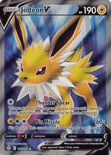Pokemon TCG SWSH07: Evolving Skies Jolteon V (Full Art) Ultra Rare 177/203 NM