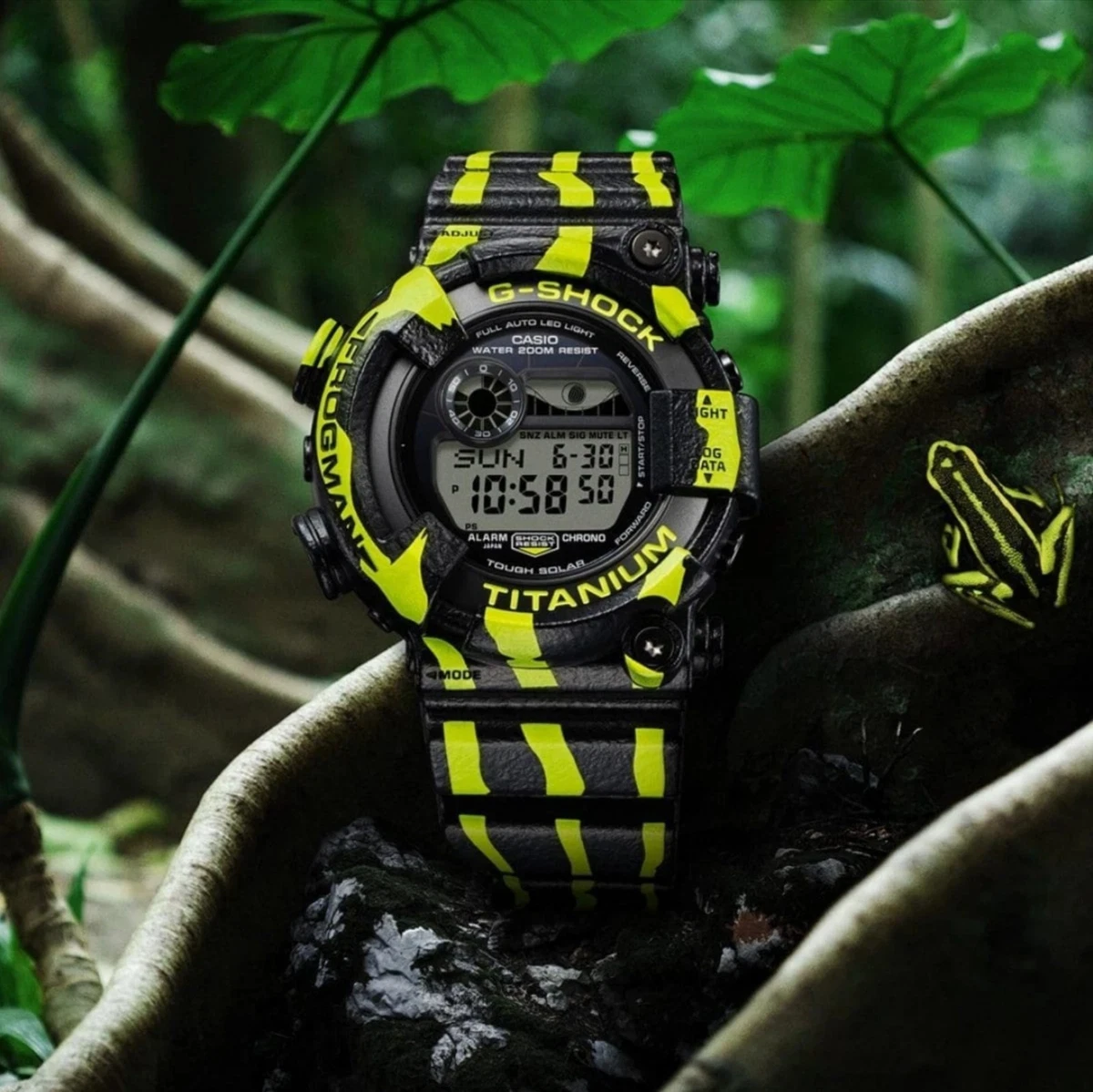 Preços baixos em Caixa de titânio G-SHOCK FROGMAN relógios de