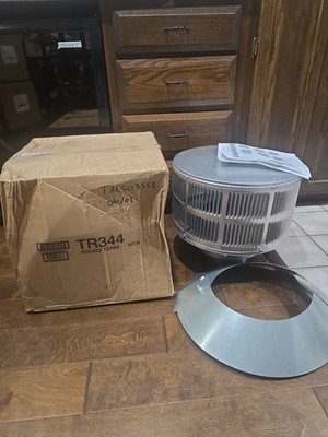 Majestic TR344 Round Termination Fireplace Cap with Storm Collar S7
