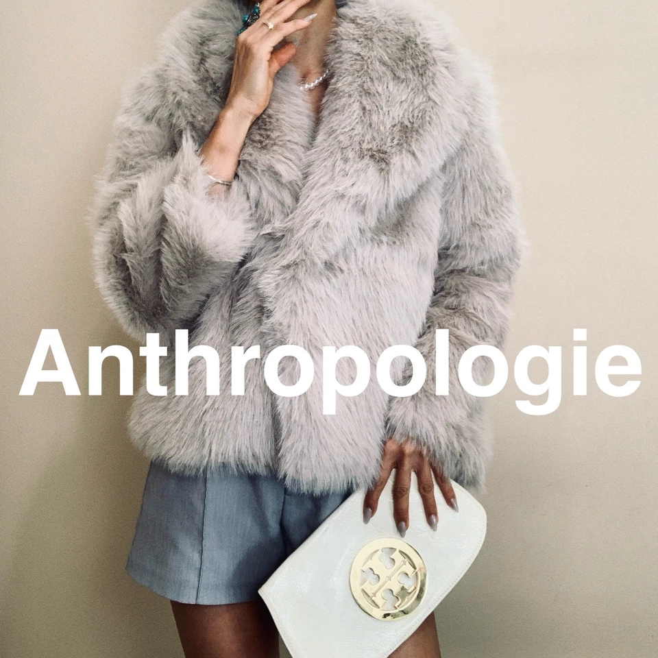 Brand New Anthropologie Bailey 44 Fur Jacket Size L - Image 4 of 4