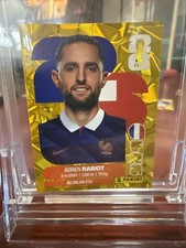 2026 Panini FIFA World Cup Sticker Adrien Rabiot #FRA12 France Gold Crumple