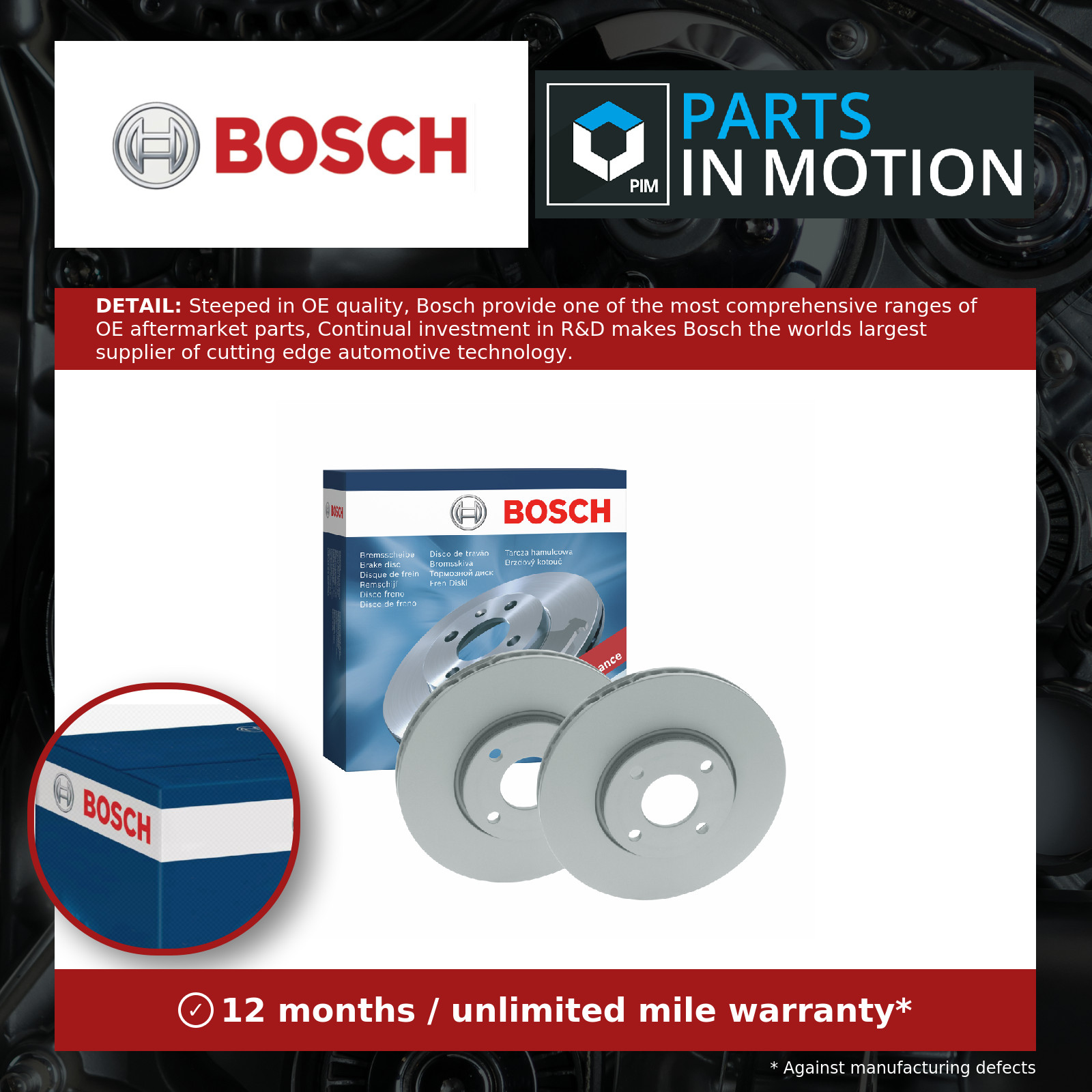 Bosch 0986479C48 Brake Disc (Bd2187) - Image 5