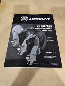 Mercury Service Manual V8 250/300 Fourstroke Varado Marine Outboard 90-8M0142590