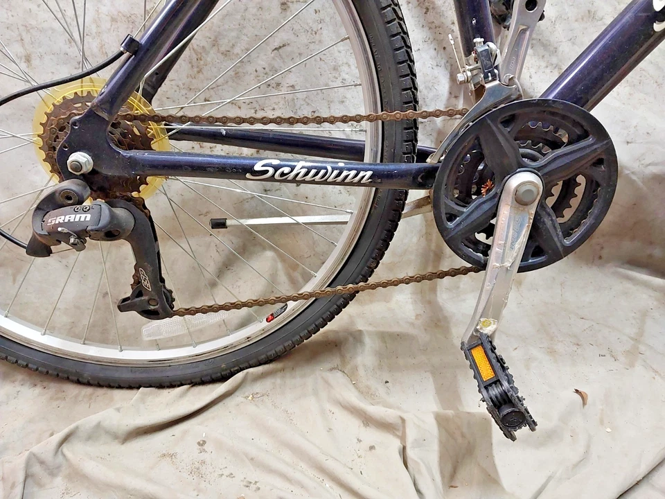 2005 Schwinn Coronado Comfort Hybrid Bike 18" Large Aluminum Java Cafe Commuter~ - Image 3 of 4