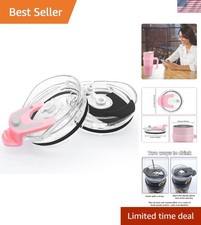 Colorful 30/40 oz Spill-Proof Tumbler Lids - Eco-Friendly & Durable 2-Pack