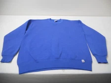 Vintage Russell Athletic Sweatshirt Men's Large Blue Crewneck 90s USA Made 