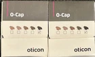 2 Packs Of Black O-Cap Mic Filters For Oticon Zeal Hearing Aids. 16 Filters.