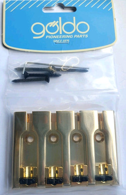 göldo ''Deluxe'' 3D Bass-Bridge 4-string Gold