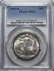 1945-D Walking Liberty Half Dollar PCGS MS64