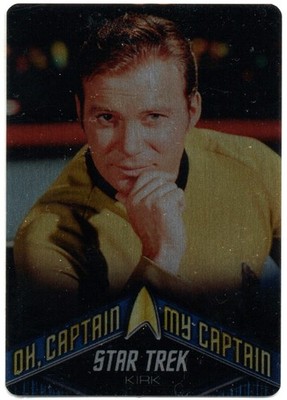 Star Trek Connections: MC2 Captain Kirk Shatner Metal Parallel Card #39/75
