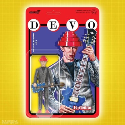 DEVO Music Band -Mark Mothersbaugh (Girl U Want) 3.75'' ReAction Figure by Super7