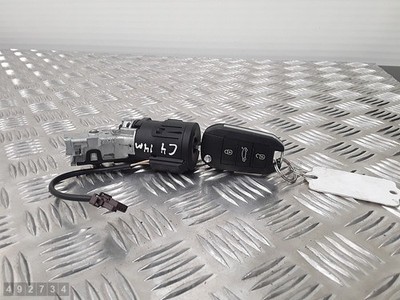 2014 CITROEN C4 ZUNDSCHLOSS MIT SCHLüSSEL STREIFE 1200PETROL 9663123380