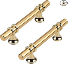 10 Pack Kitchen Cabinet Handles Gold Cabinet Pulls 3 Inch Brushed Gold Drawer