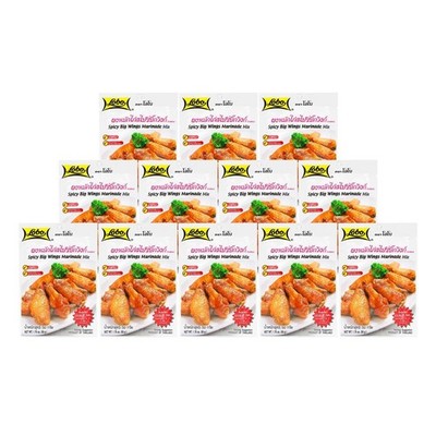 Lobo Spicy Chicken Wings Marinade Hähnchen Hühnchen Flügel würzig 12x50g