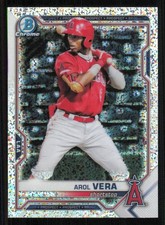 2021 Bowman Chrome Draft Sparkle Refractors #BDC181 Arol Vera