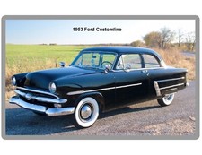1953 Ford Customline Auto Fridge Refrigerator Tool Box Magnet 1953 Ford Customline Auto Fridge Refrigerator Tool Box Magnet