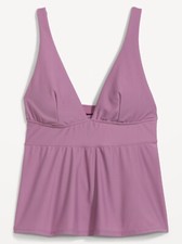 Old Navy Women  s V-Neck Swing Tankini Swim Top Lavender Size XS 40