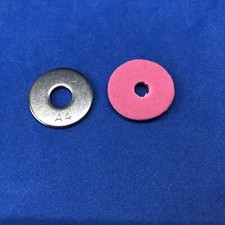 windsurfing fin bolt washers -  stainless steel and rubber - for m6 bolts