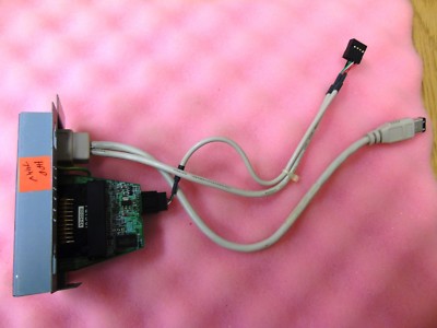 HP Pavilion 744V USB  Firewire Media Memory Card Reader Front Panel (w/ cables)