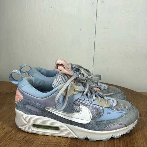 Nike Shoes Womens 5.5 Air Max 90 Sneaker Running Casual Workout Blue