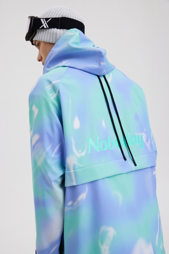 Nobaday PURE FREE FLUORSPAR Deep Purple Thermo Print Ski/Snowboardjacke - Bild 3 von 4