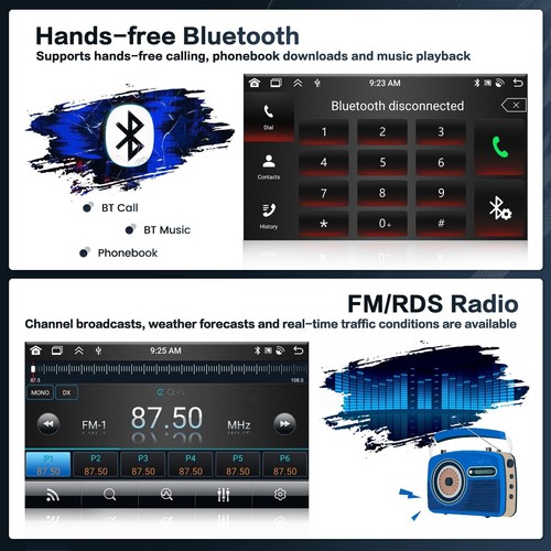 8-Core 4+64G Android 13 Car Stereo for Hyundai Santa Fe IX45 2013-2017 Upgrad... - Picture 6 of 7