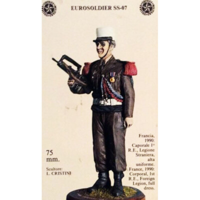 CAPORALE Metall Weiß SS-ES 07 Edit Mil. Ital. Eurosoldier Miniatur Uniform