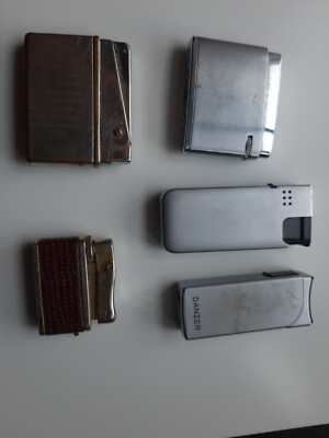 feuerzeuge alt Rowenta Zenith Pinguin Solio 5 Stück