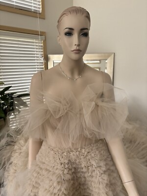 Zuhair MuradRuffled Tulle Wedding Dress Size 7 | eBay