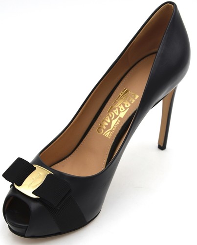 SALVATORE FERRAGAMO DONNA SCARPA DECOLTE ELEGANTE ART. 0574468 PLUM DIFETTO  | eBay