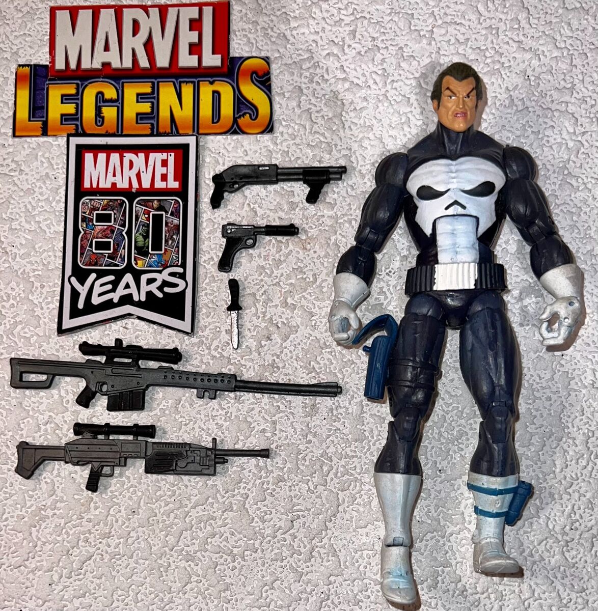 Marvel Legends The Punisher Skull face 6 action figure (open package)