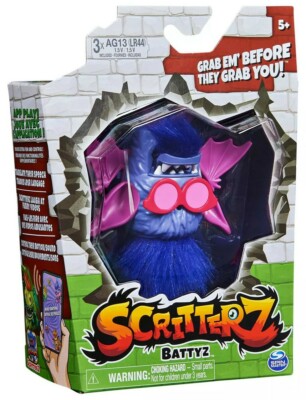Scritterz, Battyz Interactive Collectible Jungle Creature Toy with Sounds 5+