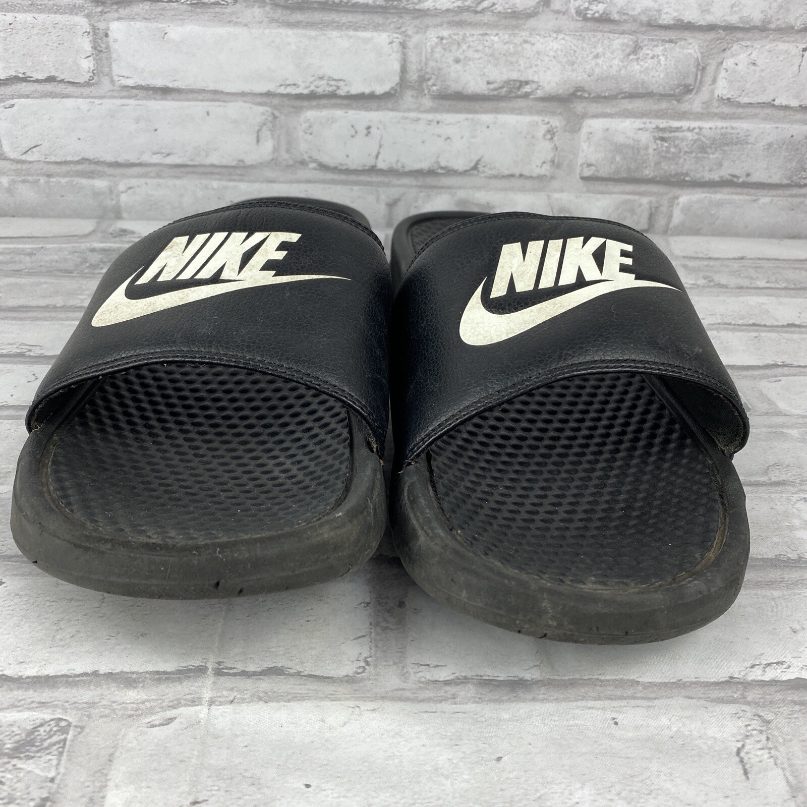Nike Mens Black Slides Sandals 343880 