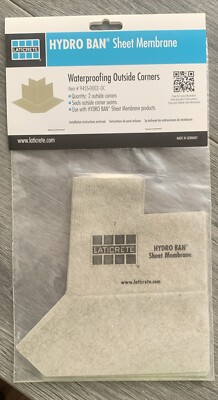 Laticrete Hydro Ban Sheet Membrane Outside Corners (Quantity - 2 Per Pack)