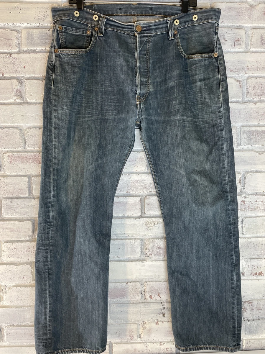 Levi jeans with store suspender buttons