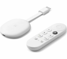 GOOGLE Chromecast with Google TV - Snow - Currys