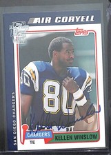 2004 Topps All Time Fan Favorites Autograph #KW Kellen Winslow